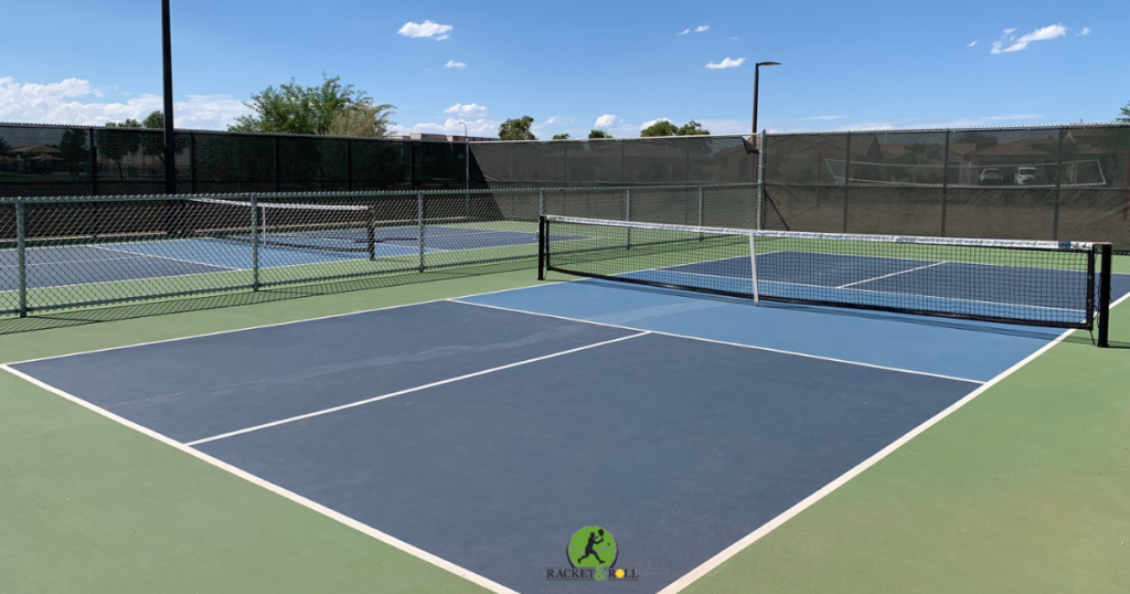 Pickleball courts at Harvest Park